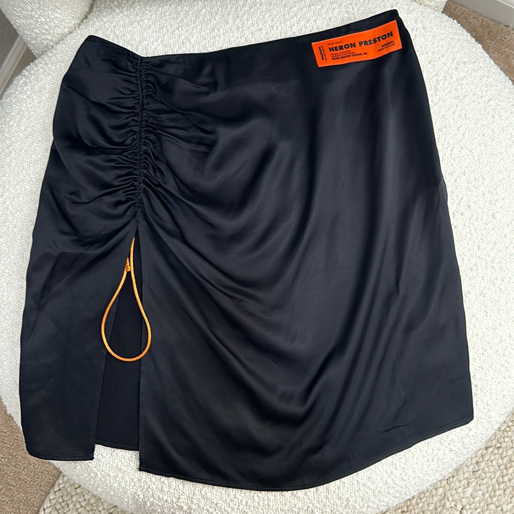 Heron Preston Satin Skirt